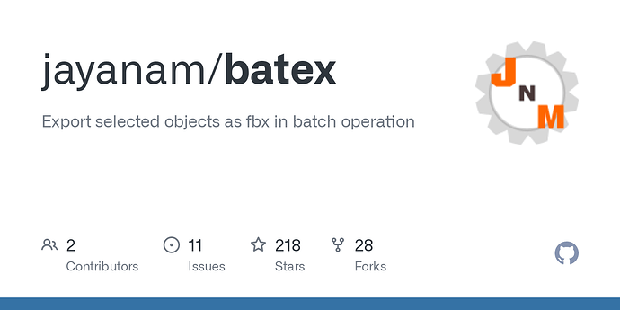 How to batch fbx export collections + textures? - Python Support ...