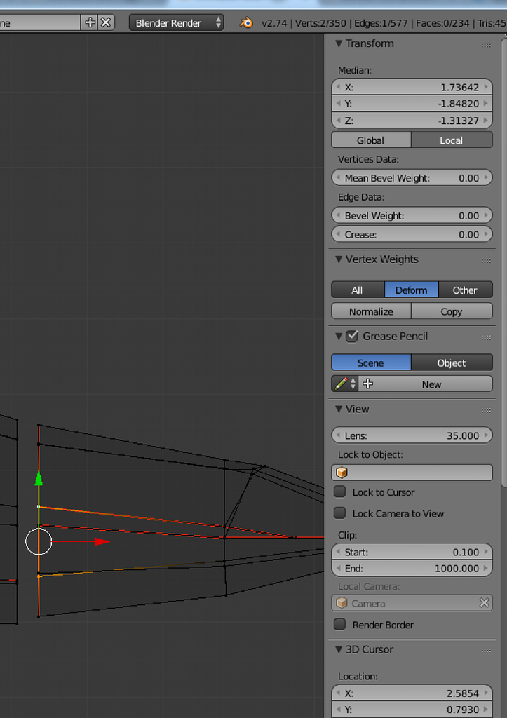 Deform option in Vertex Weights Panel - Animation and Rigging - Blender ...