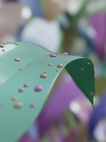 Realistic Leaf - Viewport