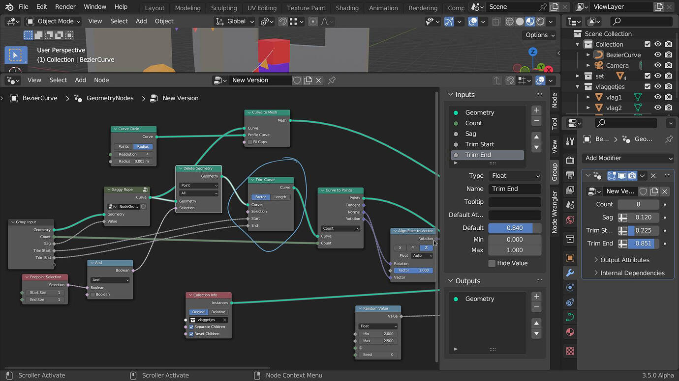Geometry nodes - trouble aligning instances along curve - Modeling ...