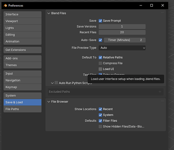 Blender interface changes when opening 3rd party models - Basics ...