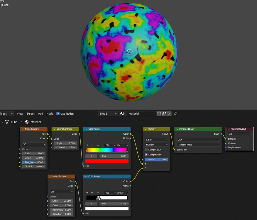 Color Ramp Rgbv How to use color ramp RGB with black spots - Modeling - Blender Artists ...