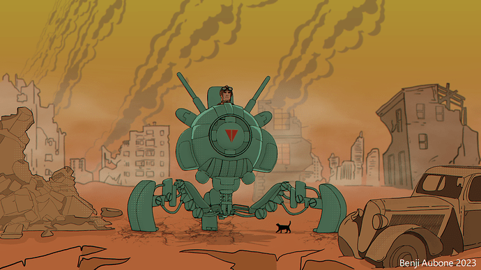 Ilustracion Mecha