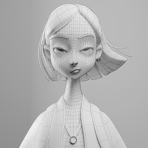 3D-render-girl-animation-hair-black-dark-eyes-art-digital-sculpt-007