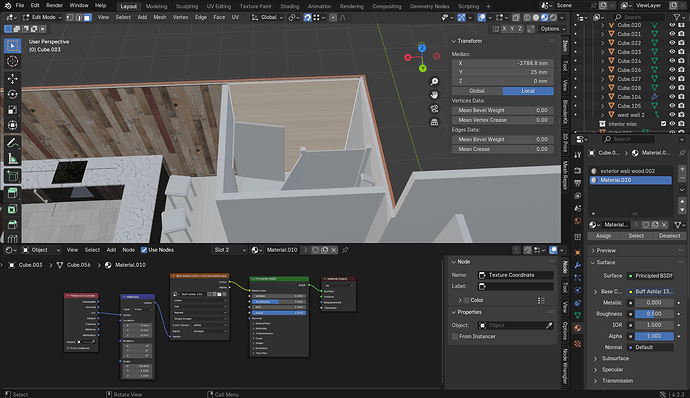 Blender textures stretching with and without texture coordinate node ...