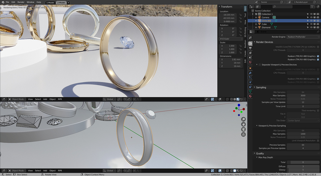 Ring Model - Works in Progress - Blender Artists Community