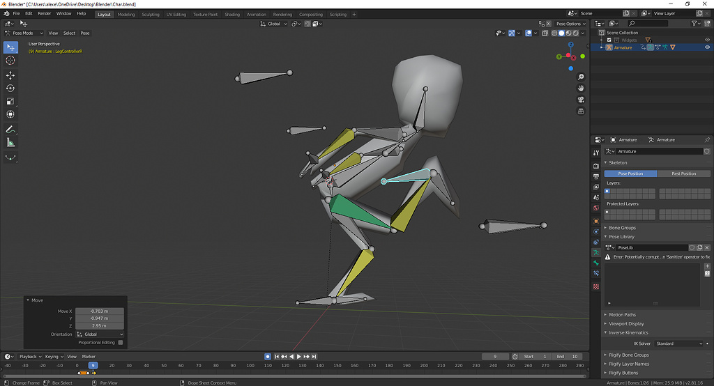 Problem with Leg Rig - Animation and Rigging - Blender Artists Community
