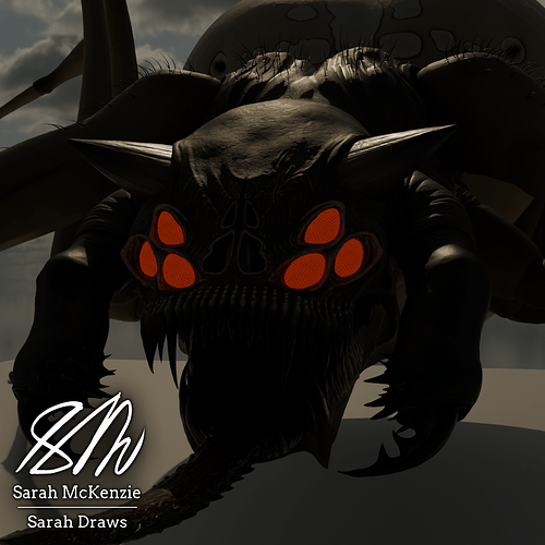 SHELOB - glowing eyes 02