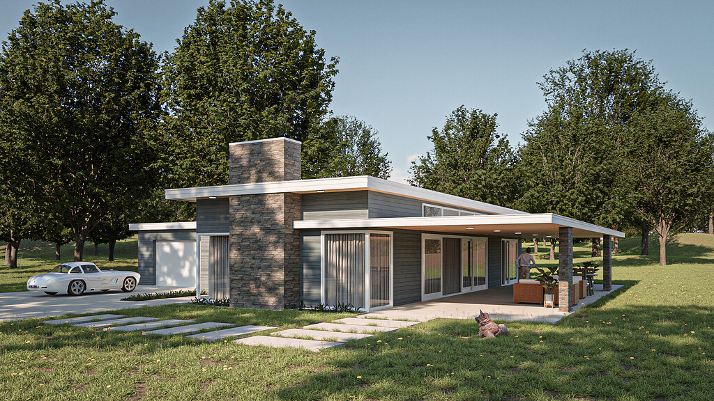 House Exterior - Finished Projects - Blender Artists Community