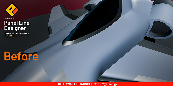 Before panel lines — aircraft surface