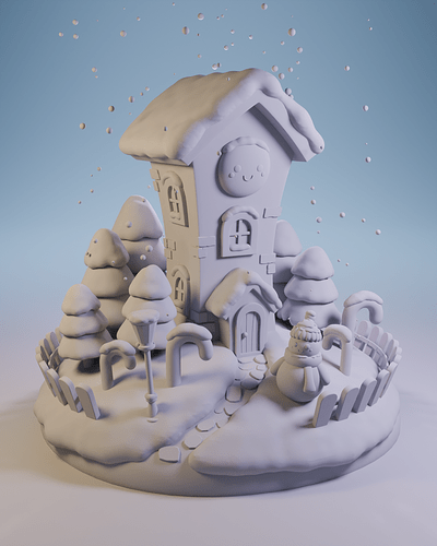 Vink.3D.SnowmanHouse07