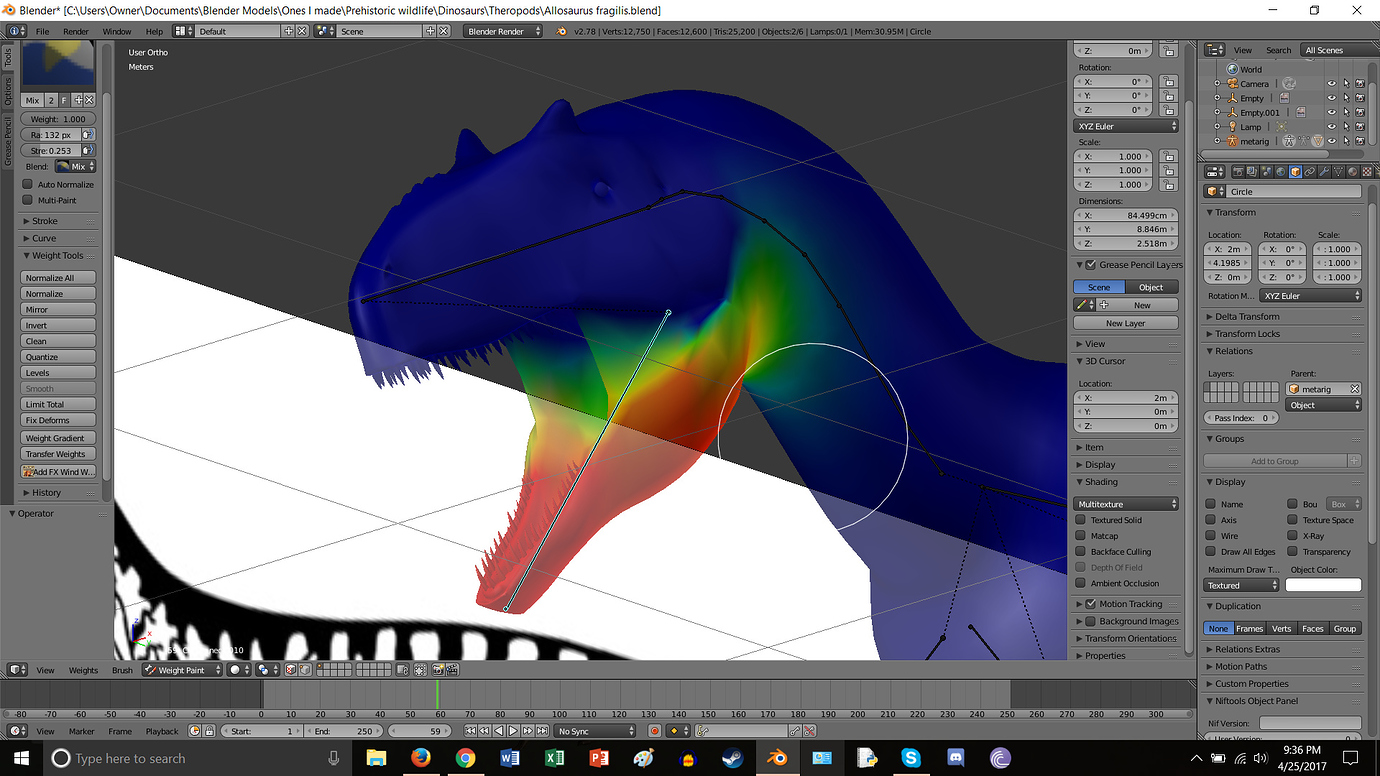 how to animate zbrush creature jaw in blender