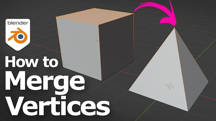 Blender how to merge vertices