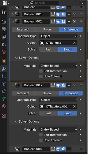 modifiers