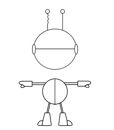 Robot Type 1 (back)