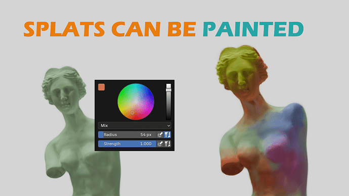 3DGS Render Addon - V3 released - Paint + Export Gaussian Splats ...