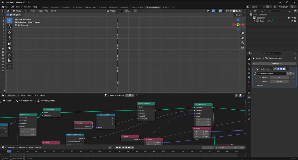 Sort Elements node behaviour - Modeling - Blender Artists Community