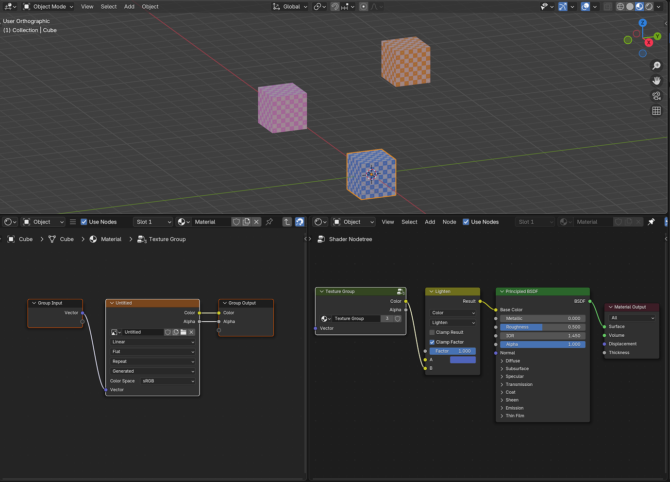 How to add an Image Texture to multiple Material Index? - Materials and ...