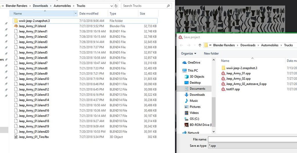 Substance Painter files not showing in file explorer - Materials and ...