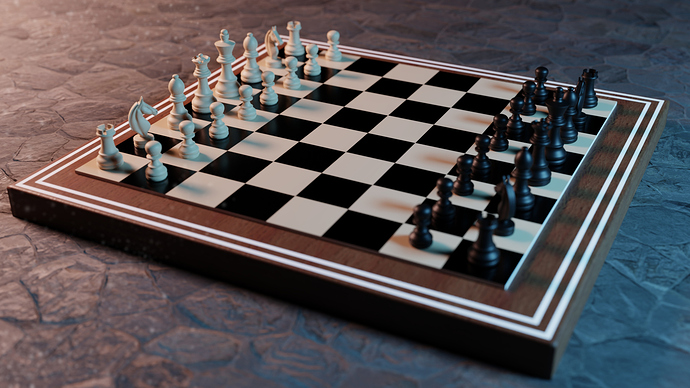 Custom chess set modeled in Blender - Finished Projects - Blender Artists  Community