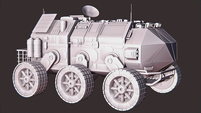 Mars Rover Matcap 6