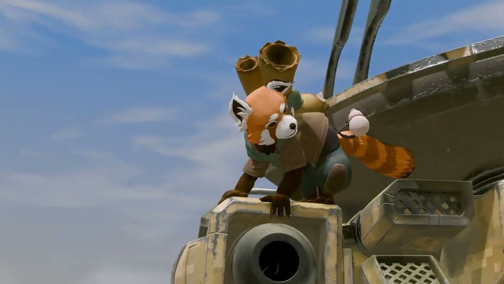 Michote Chasing Animation Animation - Baqir chasing a Mech - Animations - Blender Artists Community
