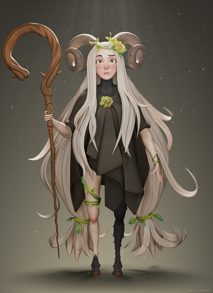 Forest Druid - Finished Projects - Blender Artists Community