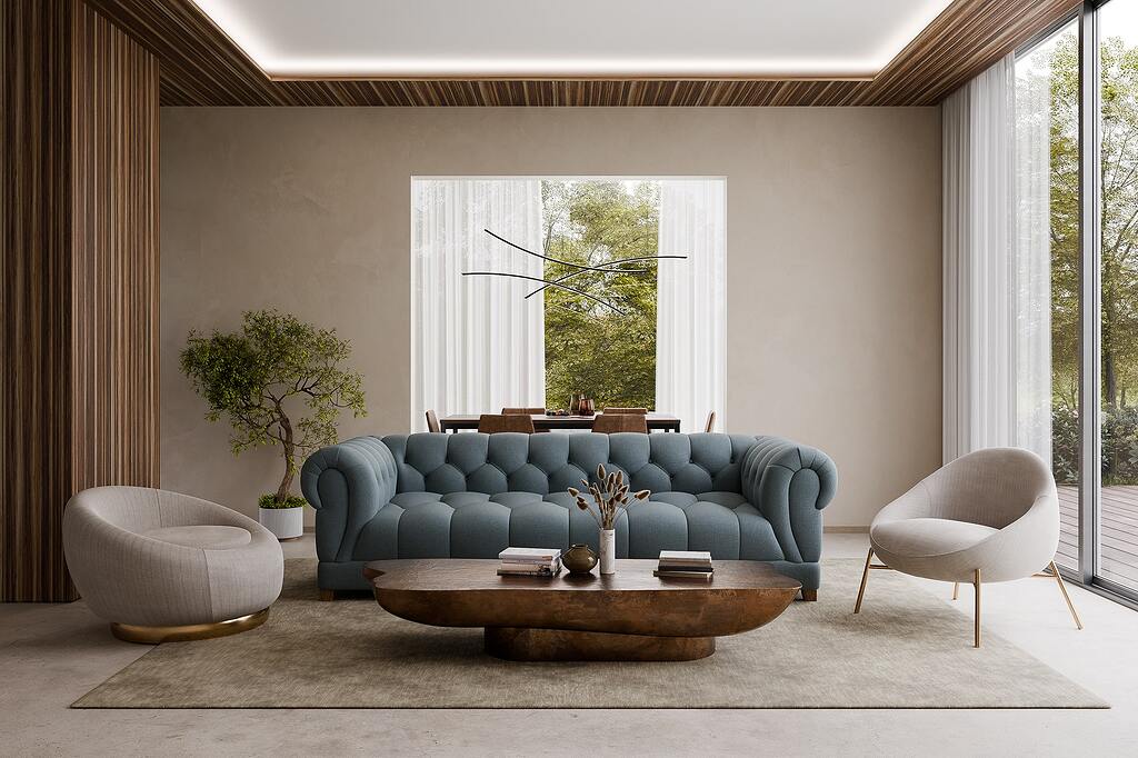Classic-Contemporary Living: Balance and Refinement for a Modern Living ...