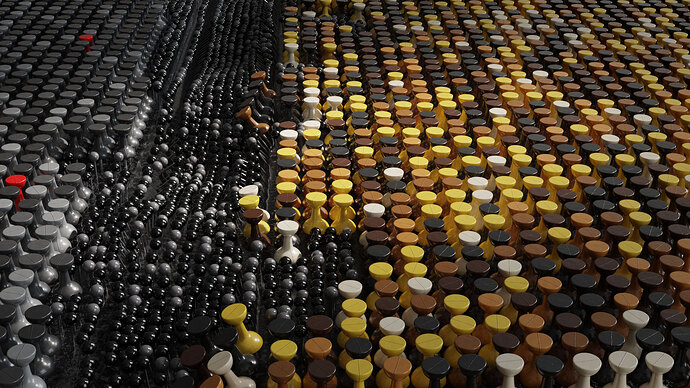 Pushpin Assemblage Art