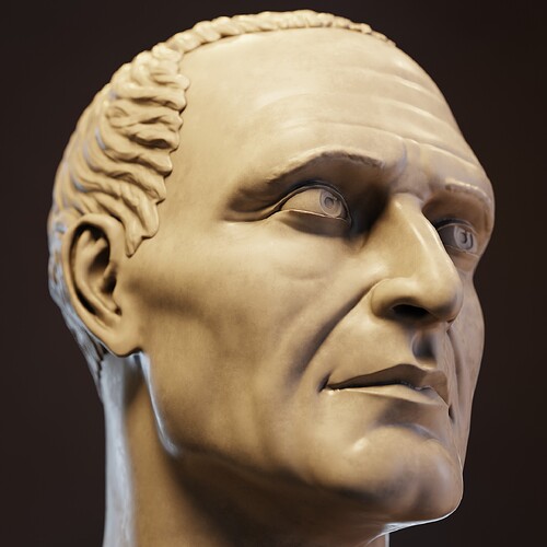 Roman Bust Statue Sculpt 5
