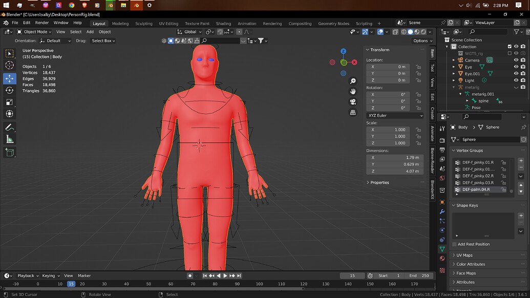 Troubleshooting automatic weights - Animation and Rigging - Blender ...