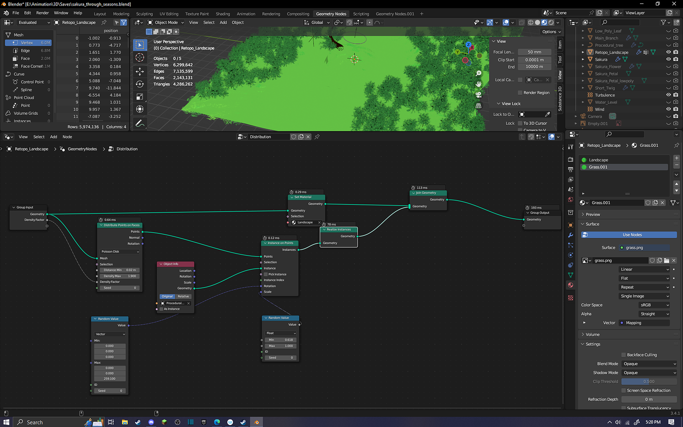 Glitched texture with geometry nodes - Materials and Textures - Blender ...