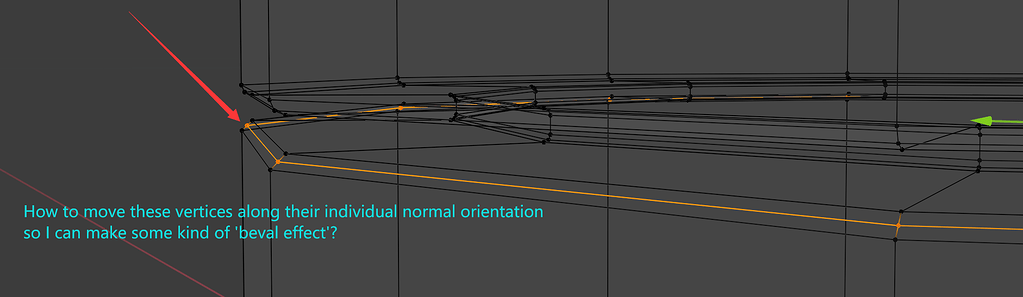 How to move vertices along their normal orientation? - Basics ...