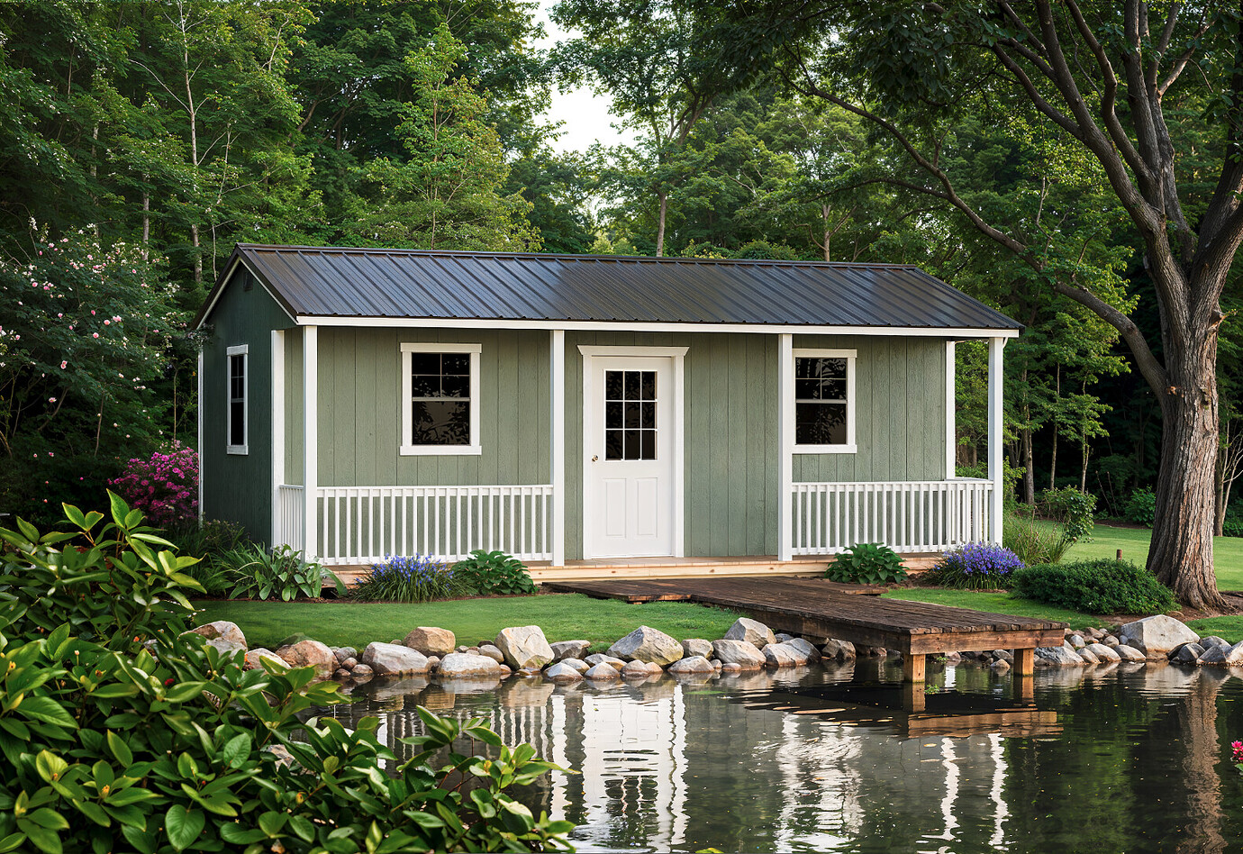 Shed Cabin by a Pond - Finished Projects - Blender Artists Community