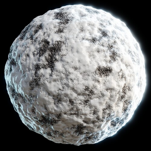 Procedural Snowy Ground Material