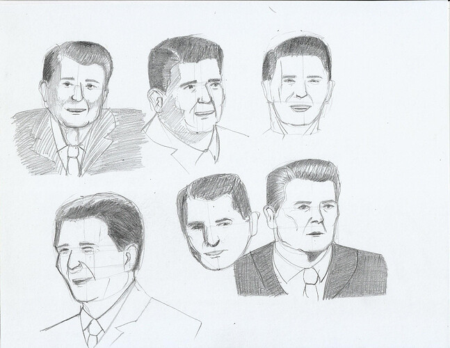 Reagan sketches