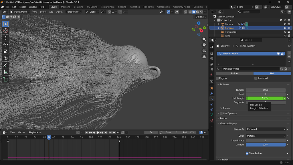 Blender hair not growing - Particles and Physics Simulations - Blender ...