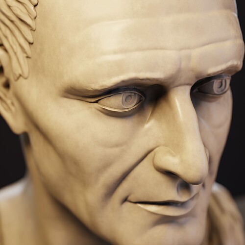 Roman Bust Statue Sculpt 6