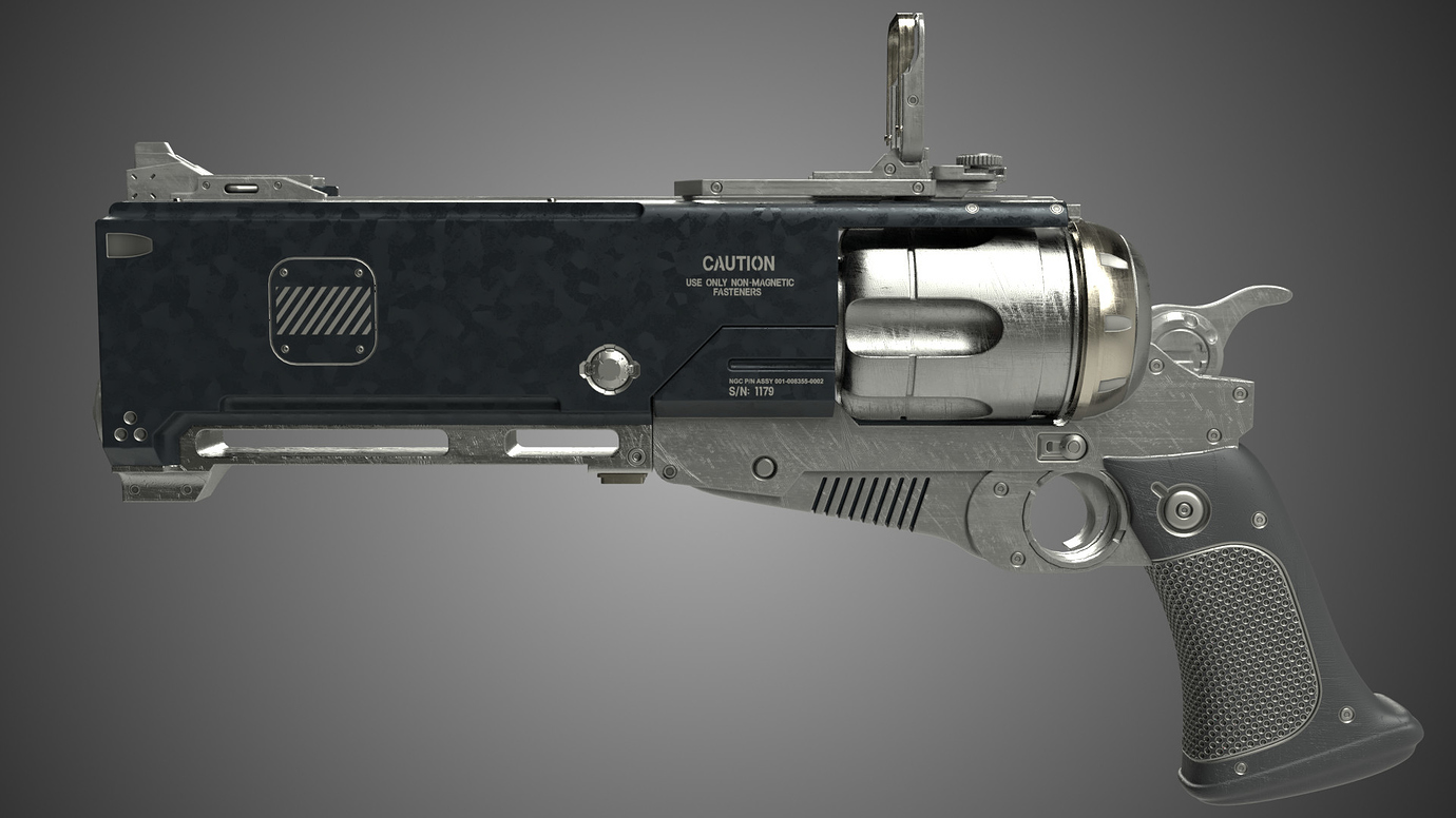 Sci-Fi revolver - bevel shader - Finished Projects - Blender Artists ...