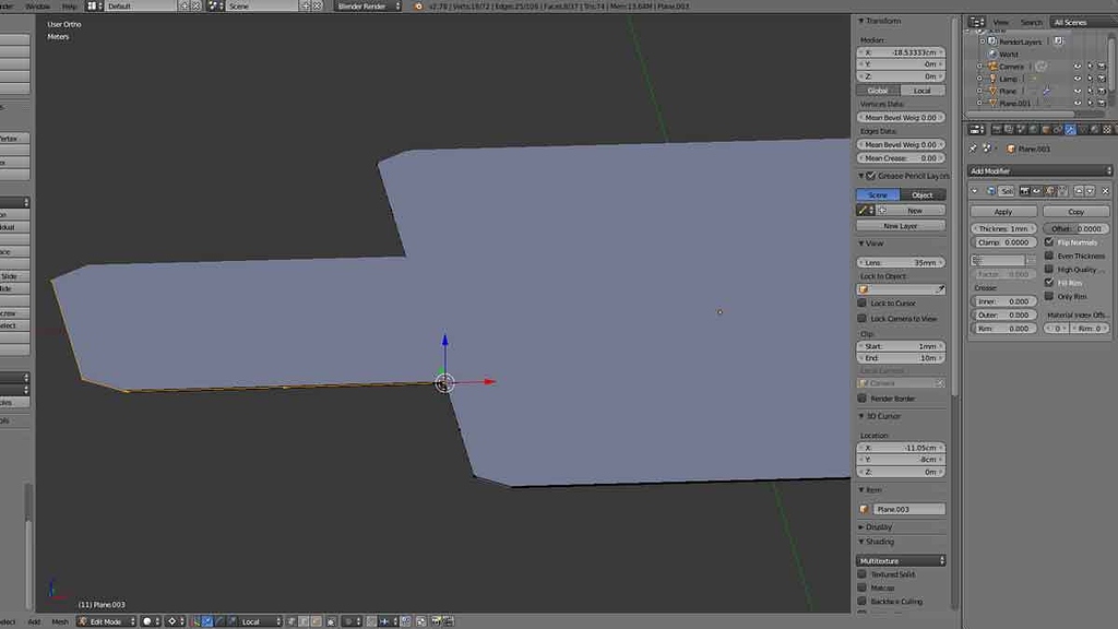 Solidify Modifier changes thickness unintentional - Modeling - Blender ...