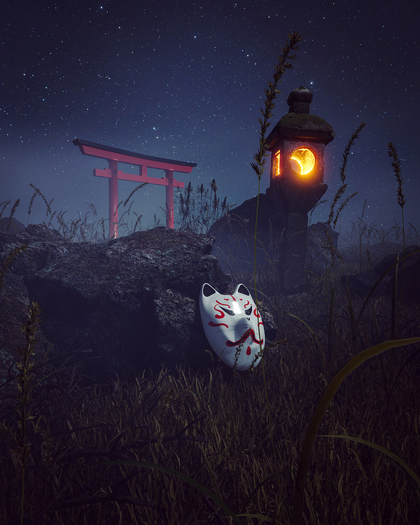WIP - Kitsune Mask - Feedback needed - Focused Critiques - Blender ...