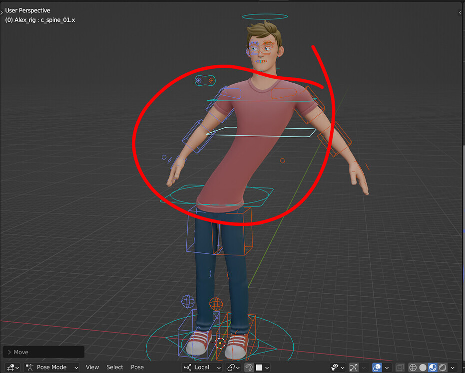 Fix distortion - Animation and Rigging - Blender Artists Community