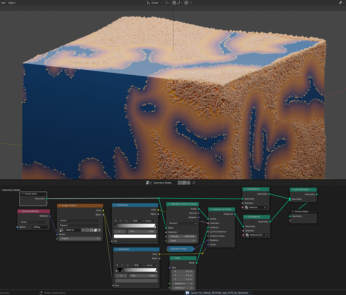 Using UV coordinates in Geometry Nodes - Blender Tests - Blender ...