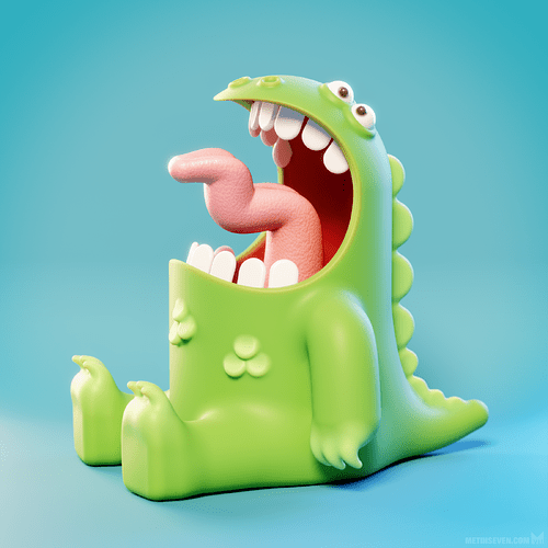 metin-seven_3d-print-modeler-toy-character-designer_cartoony-godzilla-monster
