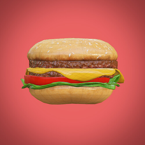 Burger_only_wireframe_cg