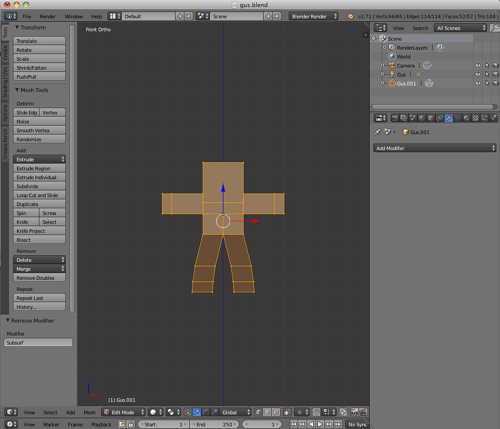 Stuck Gingerbread Stuck! (Gingerbread man tutorial) - Basics & Interface - Blender ...