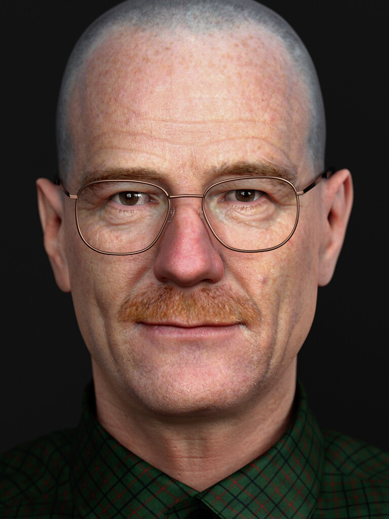 Walter White / Heisenberg - Finished Projects - Blender Artists Community