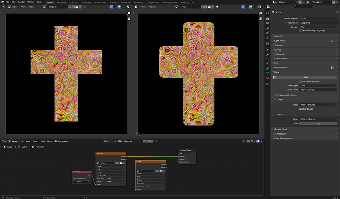Texture Bleeding Computer Graphics Is there any way to generate a bleed area for textures? - Materials and ...