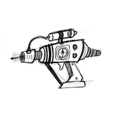 retro_laser_gun_sketch