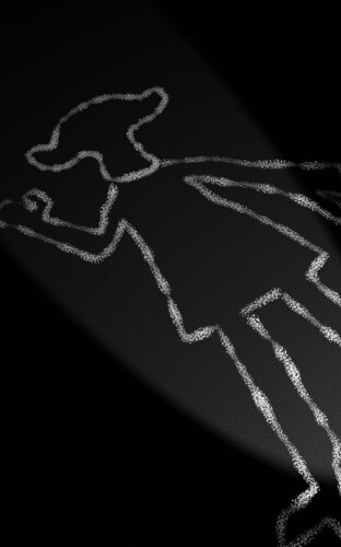 KickAir_8P: A Jane Doe in Chalk Outline
